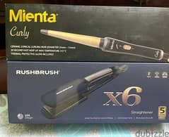 Rush Brush X6 + Mienta Curling Iron