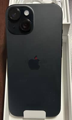 Apple iPhone 15 (128 GB) - black -ابل ايفون 15 (128 جيجابايت) - اسود 0