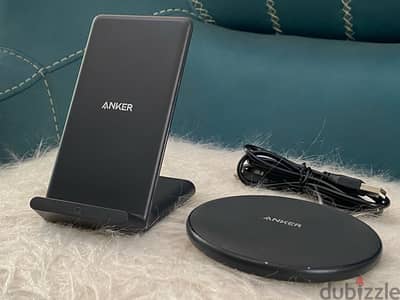 ٢ شاحن وايرليس لاسلكي انكر  wireless charger Anker