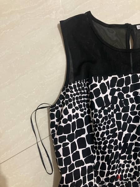 Target collection dress فستان ابيض و أسود 2