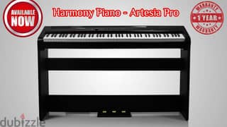 Artesia Harmony 88 Weighted Key Digital Piano - Black