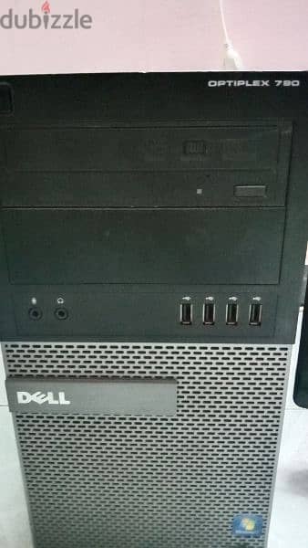 كمبوتر DELL كامل + شاشة Benq