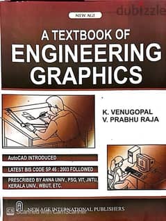 A Textbook of Engineering Graphics by K VENUGOPAL, V PRABHU RAJA