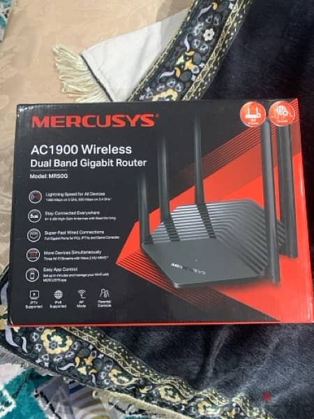 MERCUSYS AC1900 Wireless Dual Band Gigabit Router MR50G 0