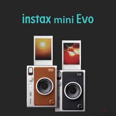 كاميرا انستاكس للطباعة الفورية / fujifilm instax mini Evo 0