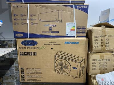 carrier optimax inferter cooling & Heating 1.5 HP