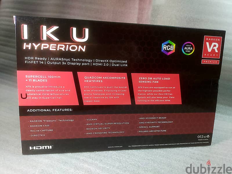 IKU AMD RX 580 8GB كارت شاشه  جديد  خصم العيد لفتره محدودة 1