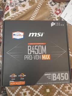 motherboard msi b450 vdh pro max new 0