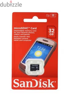 SanDisk memory card 32 gigabytes | سانديسك كارت ميموري ٣٢ جيجابايت