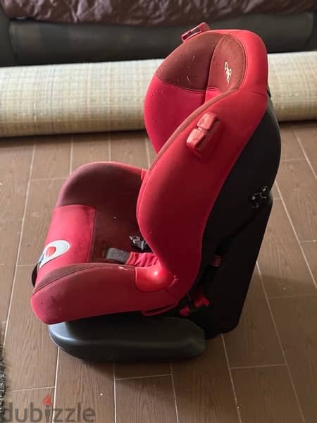 Car seat Red good condition 1