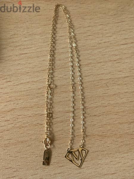 New MissL Gold Necklace - with invoice - without box 1