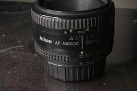 Nikon AF NIKKOR 50mm 1: 1.8 D 0