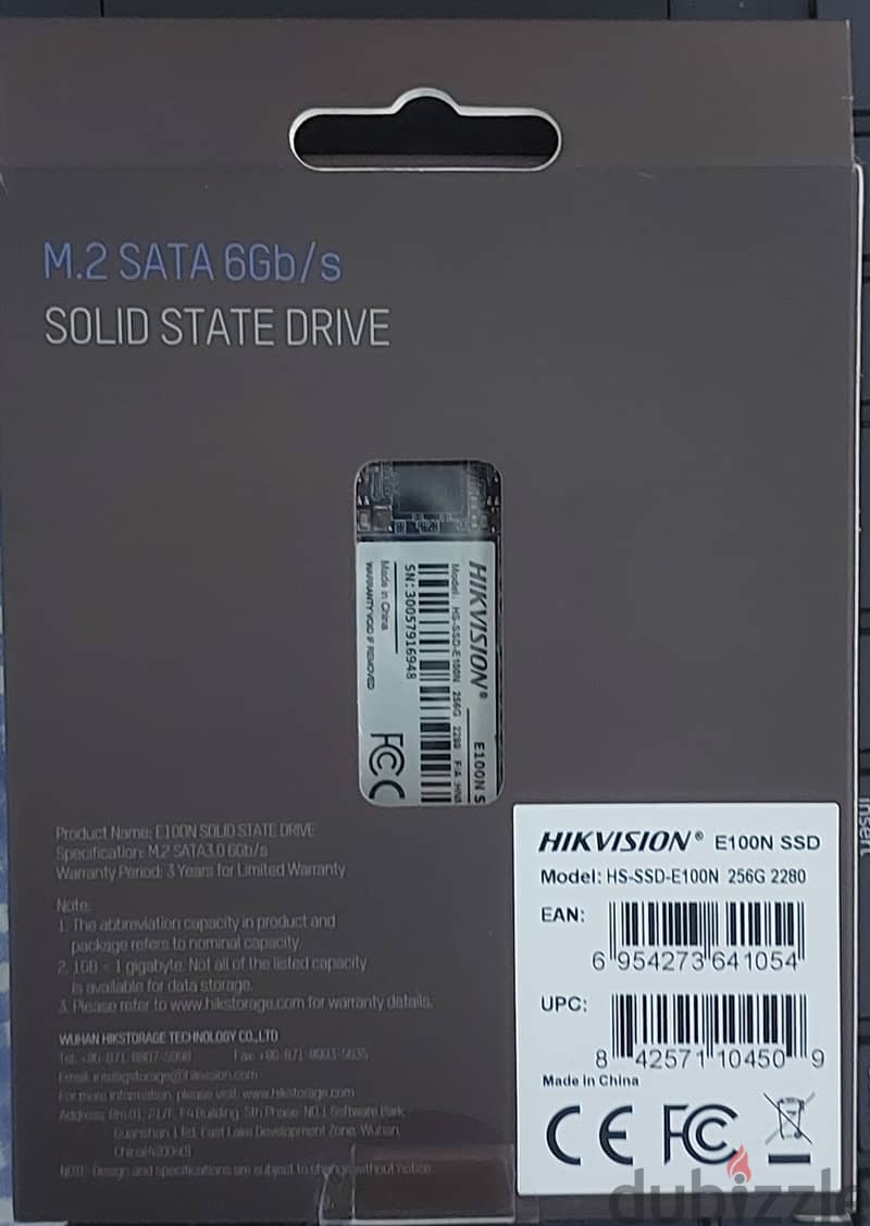 (hikvision Hard ssd 256 m. 2 (New 0