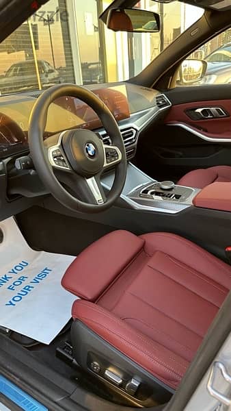 BMW 320 MSport 2024 ازرق و جراي 1