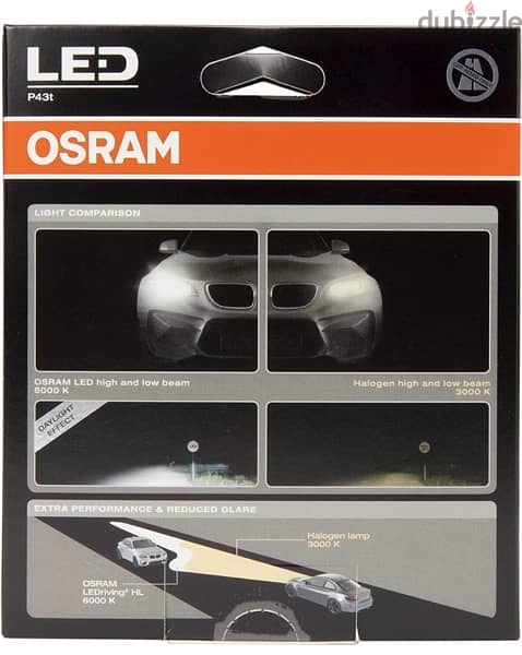 لمبات ليد اوسرام H4 اصلى Osram Led H4 Original 7