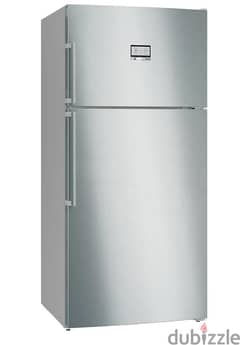 Bosch Series 6, free-standing fridge-freezer with freezer at top, 186