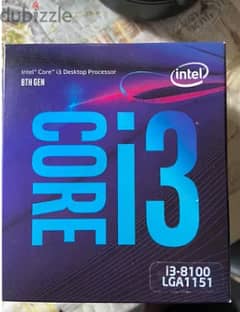 Intel® Core™ i3-8100 tray Processor 6M Cache, 3.60 GHz