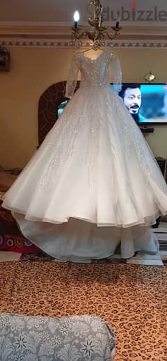 new custom hand made wedding dress -  فستان فرح تفصيل جديد 0