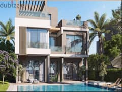 Resale townhouse 230 meters with a distinctive view at less than the company price, in installments over 10 years, in Badya Palm Hills 0