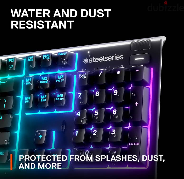 SteelSeries Apex 3 RGB Gaming Keyboard - كيبورد استيل سيرز ابيكس 3 3