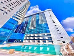 Ready to move to a fully finished hotel apartment with the services of a charming Hilton View on the Nile, Nile Pearl Towers