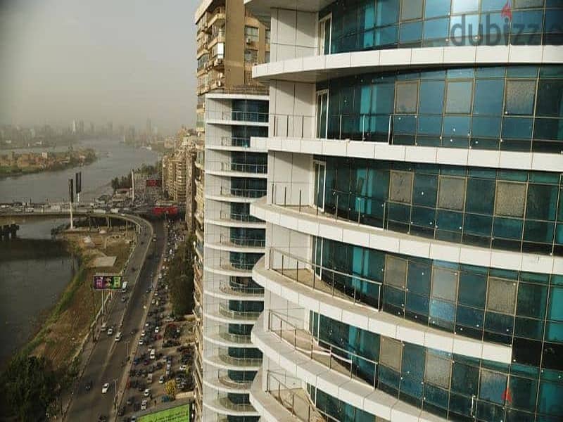 Ready to move to a fully finished hotel apartment with the services of a charming Hilton View on the Nile, Nile Pearl Towers 5