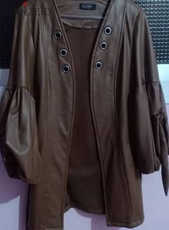 coat leather 0