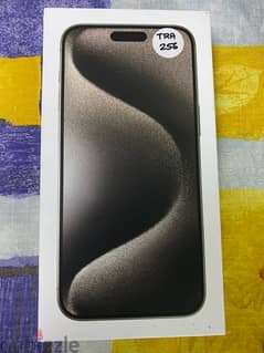 Iphone 15 Pro Max 265gb New Sealed السعر نهائي غير قابل للتفاوض