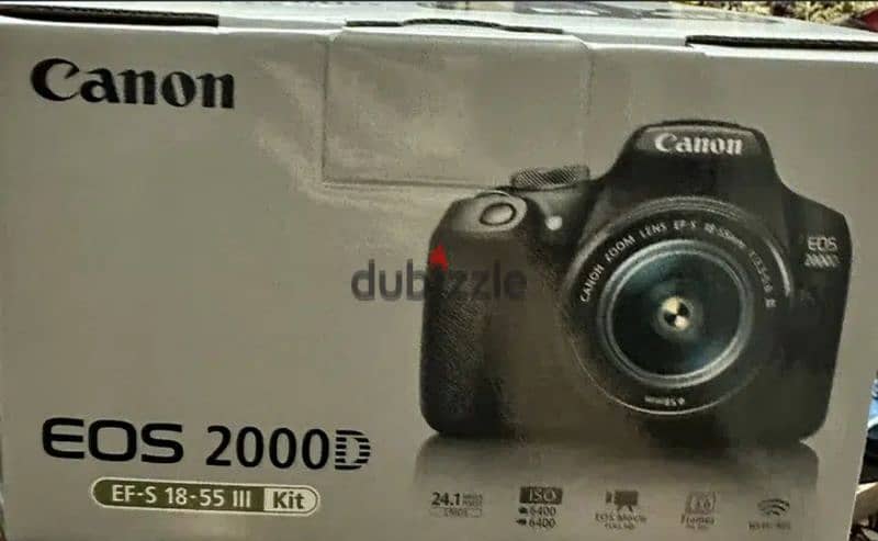 Brand new Canon Camera EOS 2000D Unused with its box 1