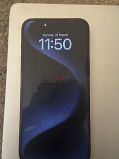 iphone 15 pro max titanuim black used 1 month وارد امارات ,,