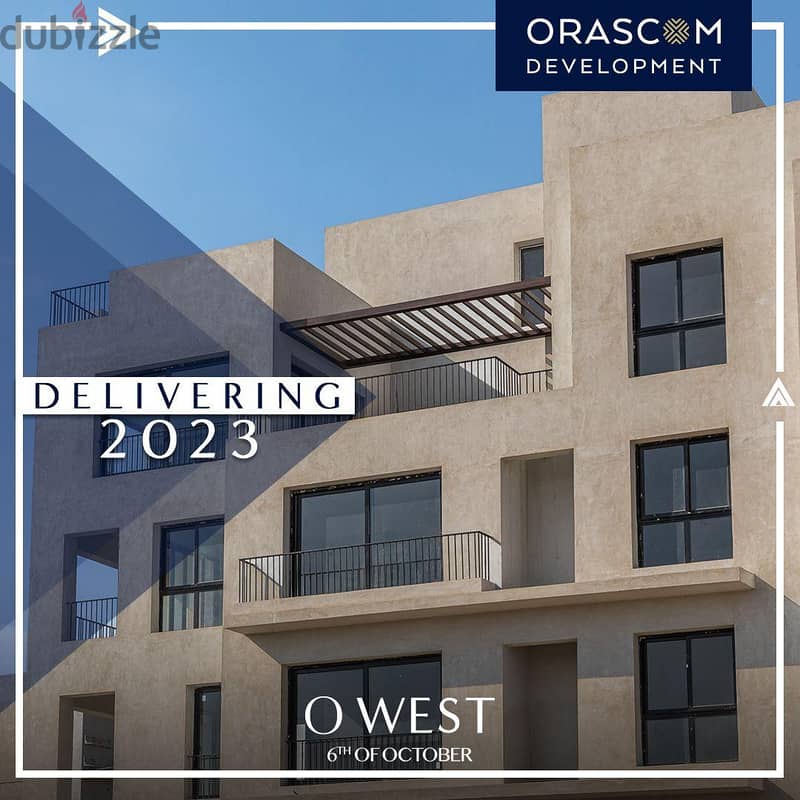 apartment ready to move 3 b fully finished for sale in o west october شقه للبيع 3 غرف استلام فوري متشطبه في o west اكتوبر 0