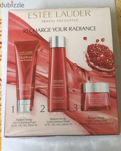 Estee Lauder Nutritious Super-Pomegranate Radiant Energy علبة مكياج