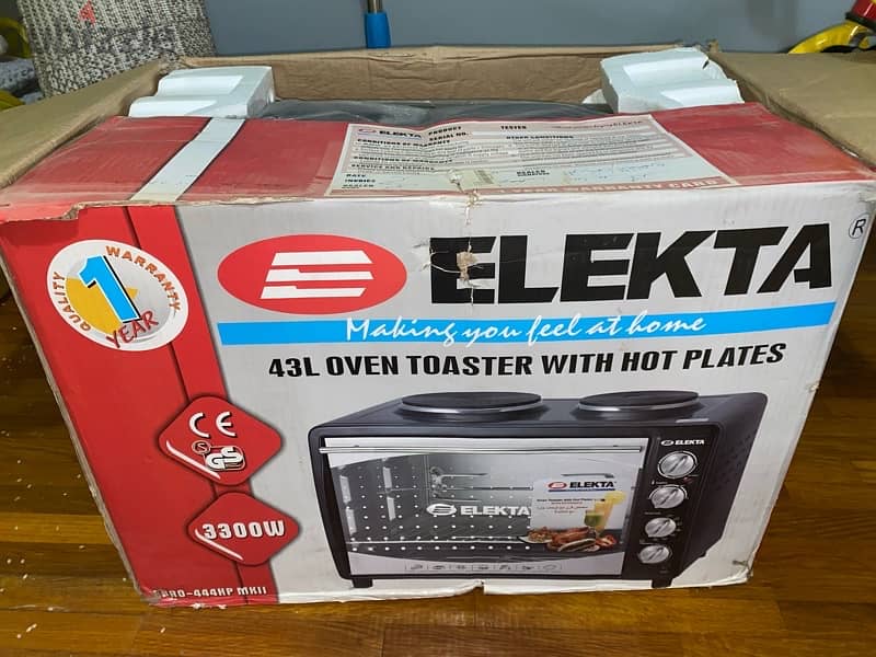 Elekta oven with hot plates 1