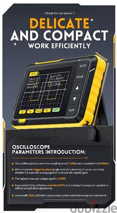 اوسيليسكوب محمول Fnirsi mini handheld digital oscilloscope 0