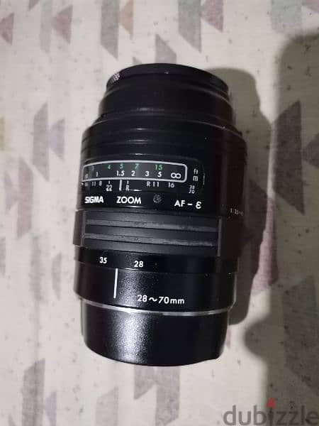 Sigma zoom 28-70 auto focus for canon عدسه للكانون زوم سيجما ٢٨ــ٧٠ 3