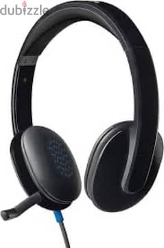logitech h540 usb computer headset with noise-cancelling 0