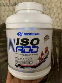 بروتين ايزو Muscle add iso add اصلي ١٠٠%