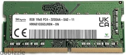 Ram SK Hynix 8GB SODIMM DDR4 3200 PC4 1Rx8 0