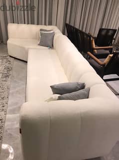 Couch only Modern Luxury White Living Room Sofa 0