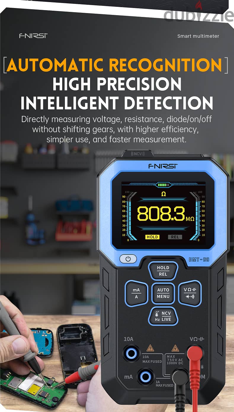 FNIRSI DMT-99 digital multimeter افوميتر رقمي 0