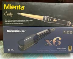 Rush Brush X6 + Mienta Curling Iron 0