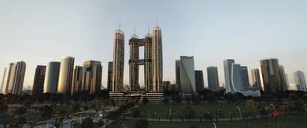استوديو فندقي ڤيو من فوق السحاب علي اعلي ناطحة سحاب و اطول برج بأفريقي 0