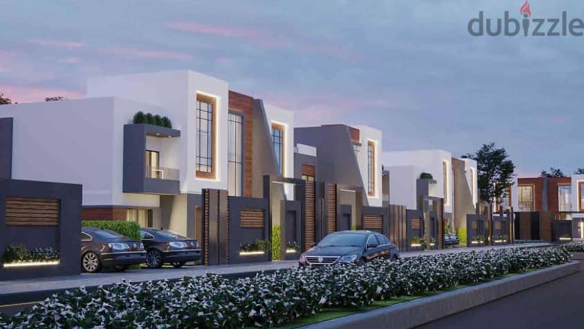 Own an independent villa with a private garden with a 10% down payment in Solimar Green Compound, Sheikh Zayed 3