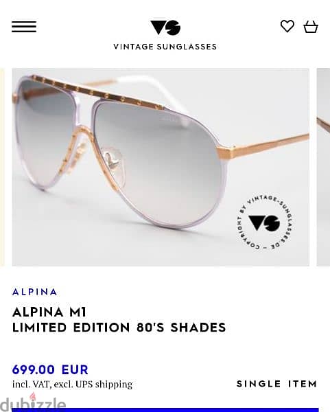 vintage ALPINA M1 sunglasses 0