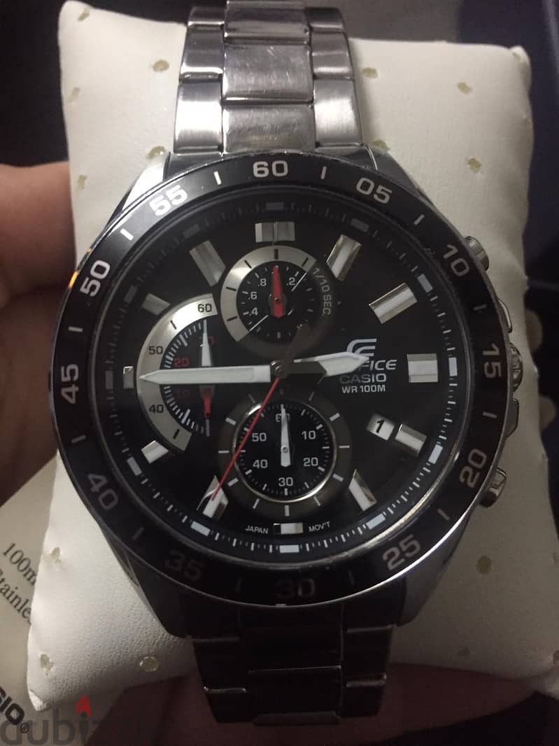 CASIO EDIFICE Men's Stainless Steel Chronograph Wrist Watch EFV-550D-1 4