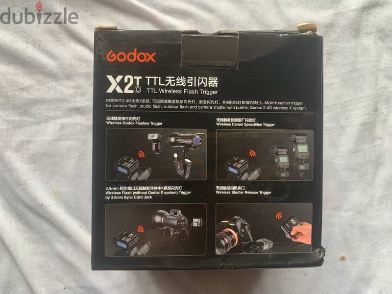 Gdox X2T-C TTL Wireless Flash Trigger For Canon 2