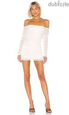 SUPERDOWN: Angeline Mini Dress in White (New with Tags)