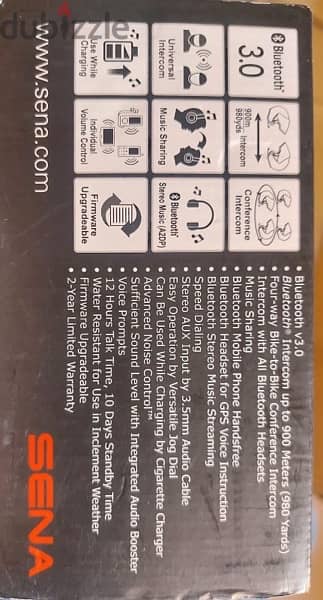 motorcycle sena bluetooth headset black 4