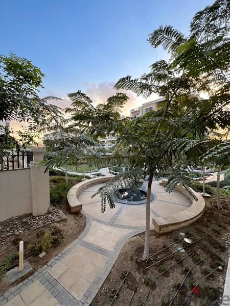 شقة للبيع ارضي ١٢٥ متر بحديقة ٧٦ متر في كمبوند تاج سيتيtaj city 2