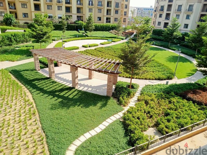 semi furnished Apartment with garden 3rooms for rent in Mivida New Cairo 3